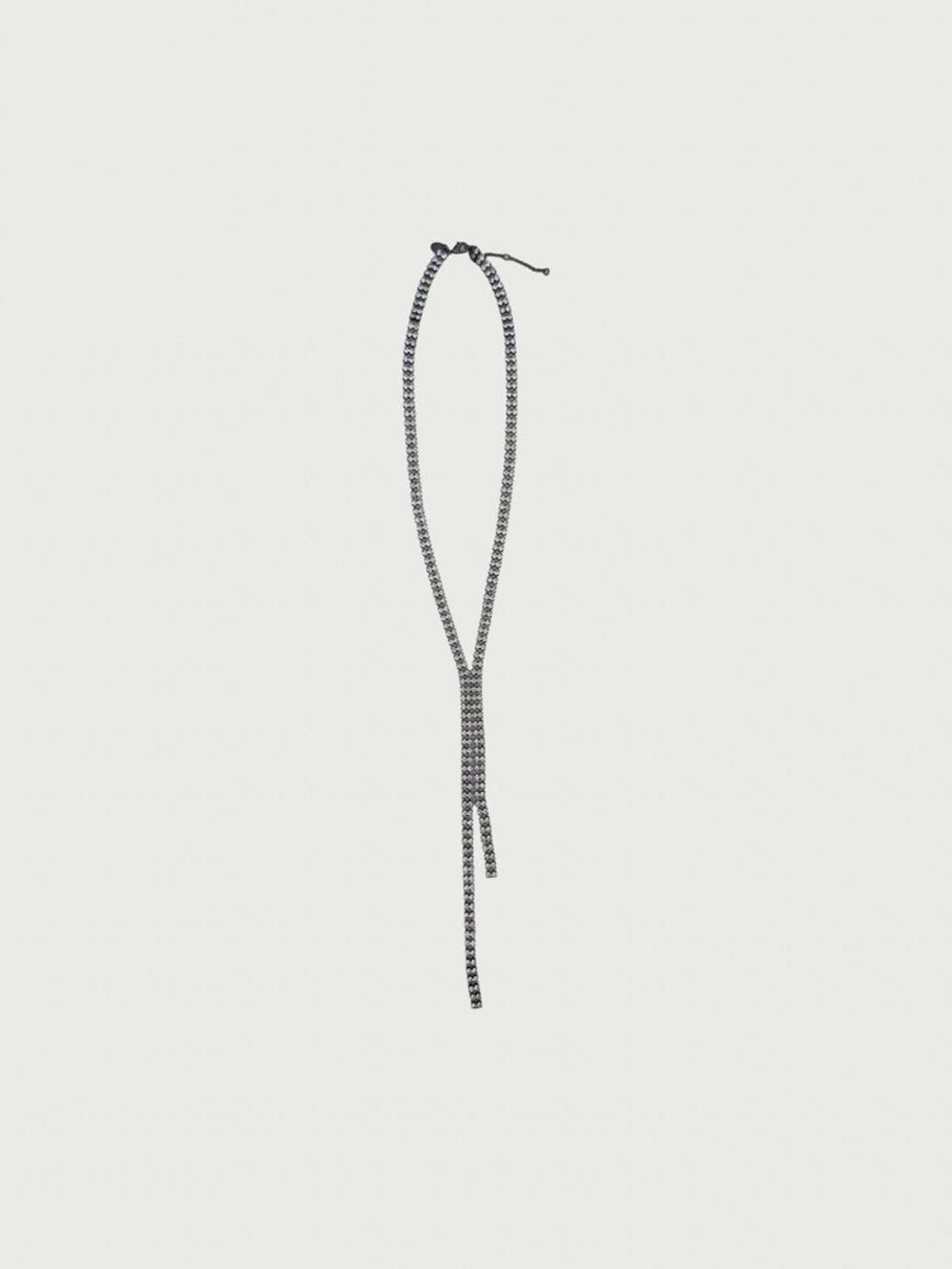 Rhinestone Drop Necklace